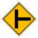 T-Shaped Intersection Ahead
