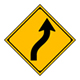 Right (Left) Reverse Curve Ahead
