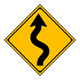 Right (Left) Hairpin Curve Ahead