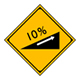 Steep Uphill Grade Ahead