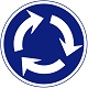 Clockwise Traffic at Roundabout